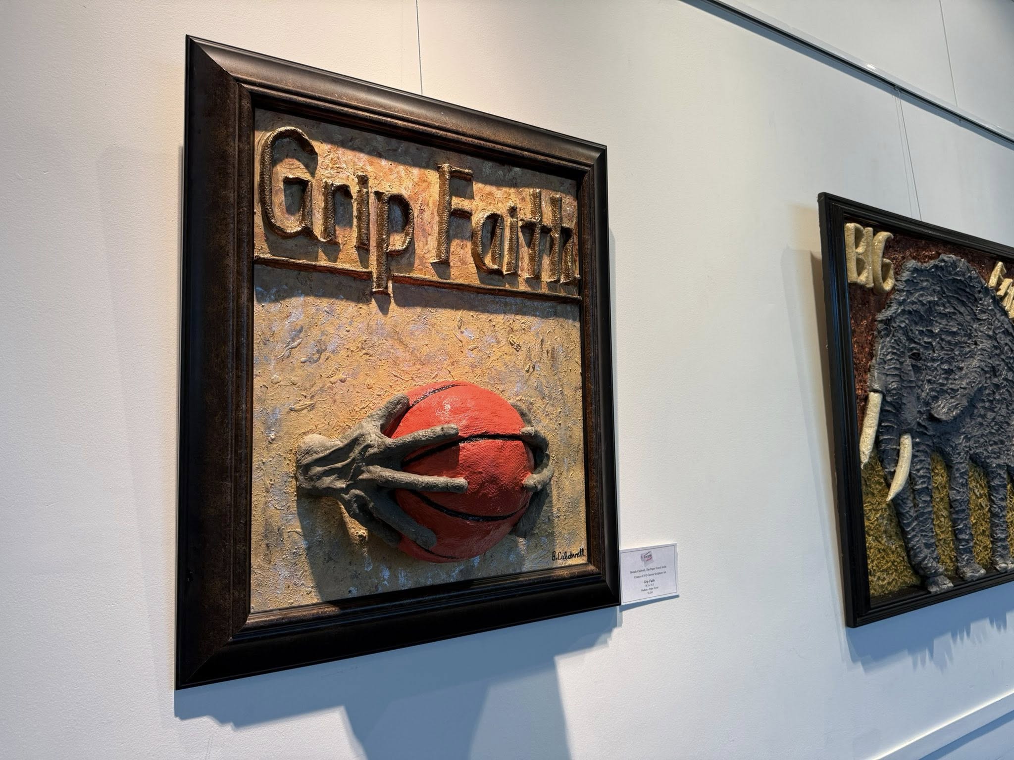 Paper Towel Artist sculptures